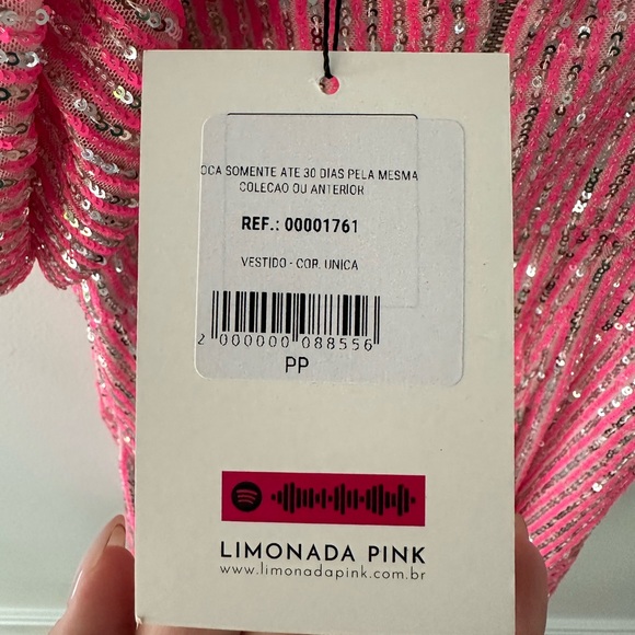 Pink Diamond Sequin Dress - Picture 7 of 10